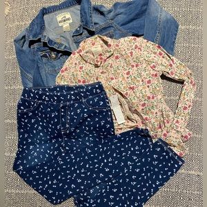 Girls Fall Clothing Set, size 7/8